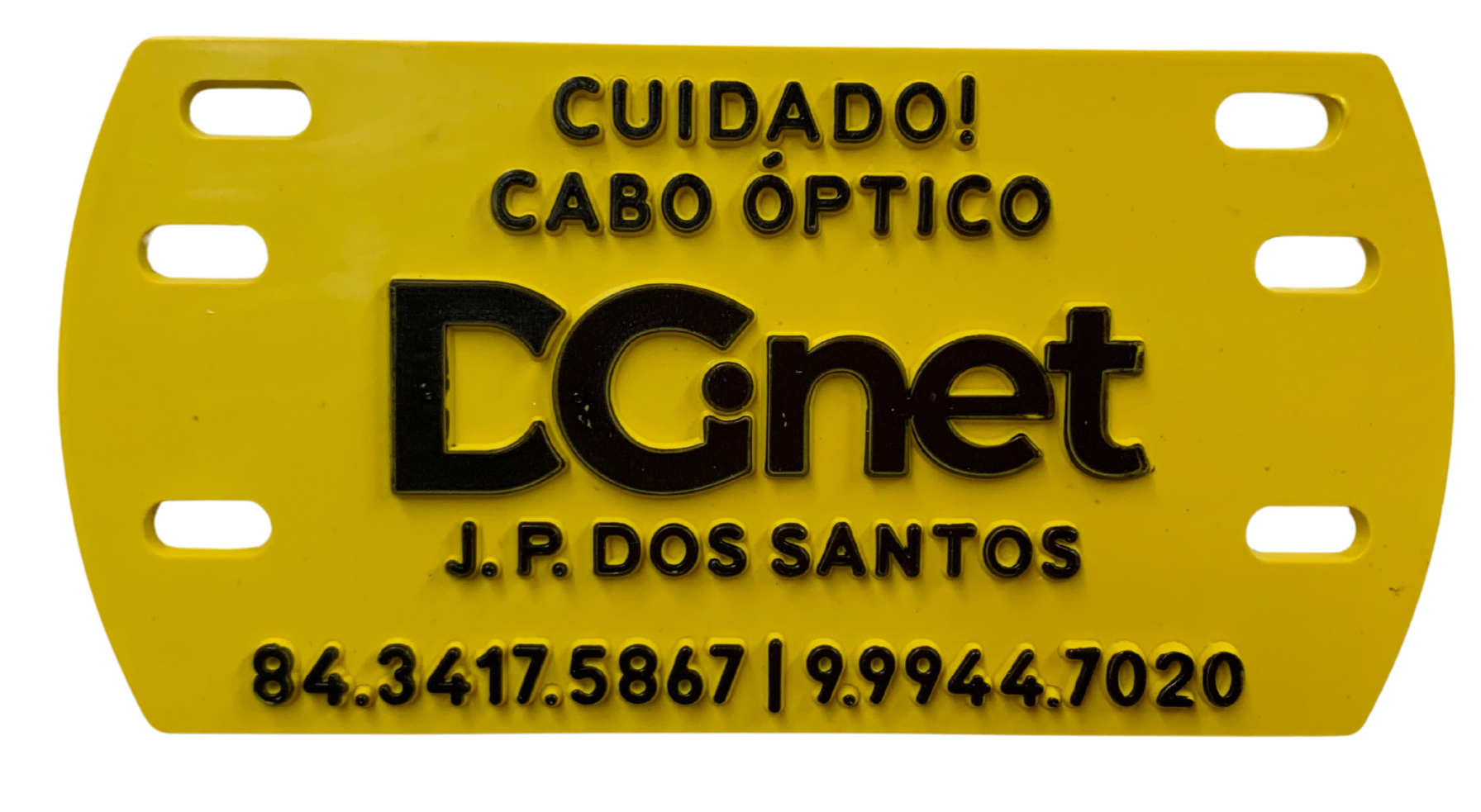 PLACA  PERSONALIZADA 5x10