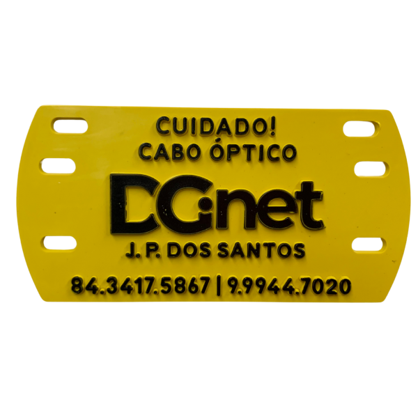 PLACA  PERSONALIZADA 5x10